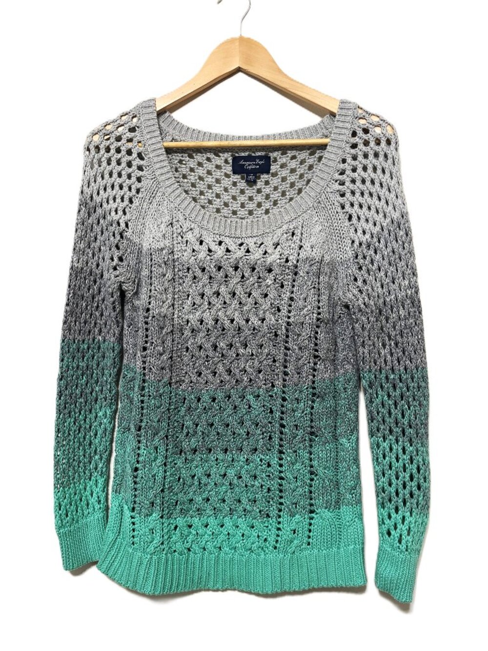 American Eagle Cable Knit Sweater, Size Small